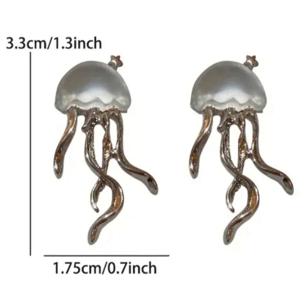 Unique Jellyfish Earrings - Picture 5 of 5